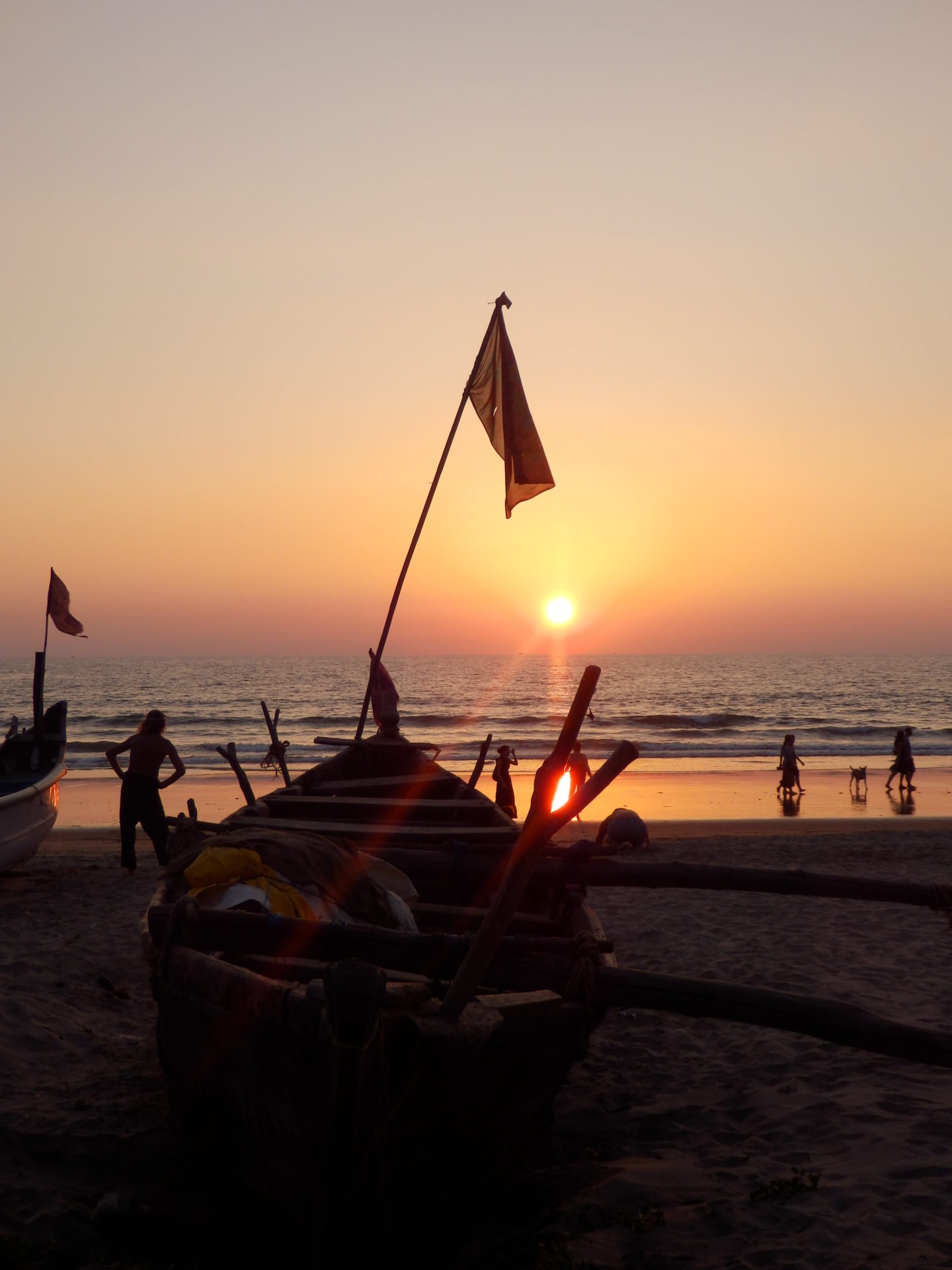 Sonnenuntergang in Goa