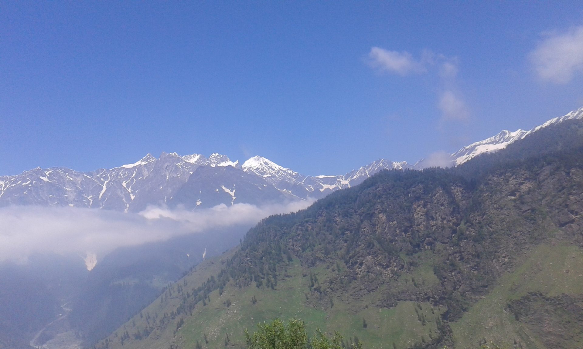 Blick auf den 5932 m hohen Hanuman Tibba 