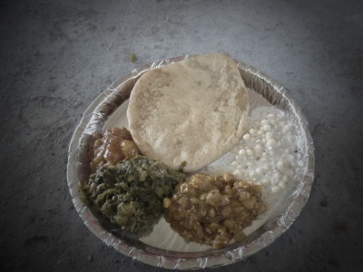 indische vegetarische Speisen zum Mittag